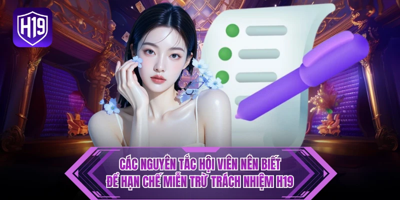 Các nguyên tắc hội viên nên biết để hạn chế miễn trừ trách nhiệm H19